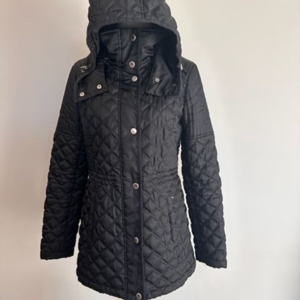 Marc New York Calypso quilted anorak coat jacket black small
